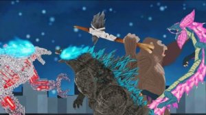 Годзилла против Конга (Альтернативная битва)