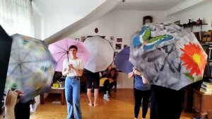 Танец с зонтиками за 15 минут