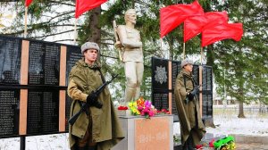 Открытие мемориала памяти и славы землякам участникам ВОВ села Вершино- Рыбное