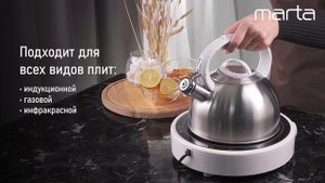 Металлический чайник MARTA MT-3006