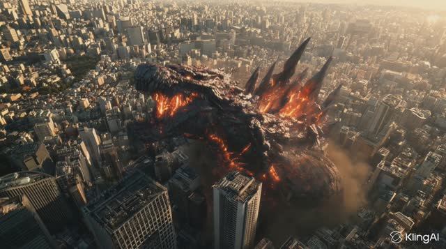 ГОДЗИЛЛА АТАКУЕТ ГОРОД!