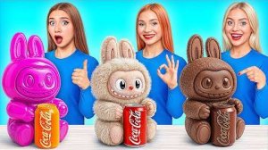 Мармеладная еда vs Настоящая еда vs Шоколадная еда Челлендж | Съедобная Битва от Candy DO