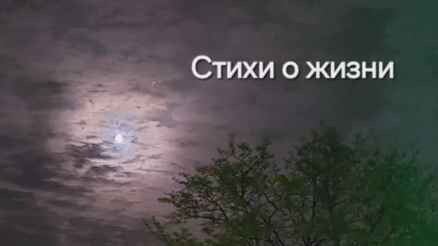 "Память моя" - стихи о жизни.
