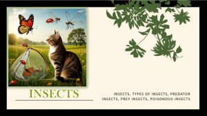 Story # 132 :TravellingInsects, types of insects, predator insects, prey insects, poisonous insects