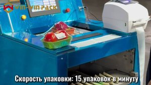 WIN WIN PACK – автоматический напольный упаковочный автомат для фруктов, овощей