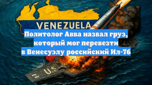 Политолог Авва назвал груз, который мог перевезти в Венесуэлу российский Ил-76