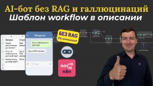 AI-бот в n8n без RAG: точные ответы из Excel и fallback на менеджера