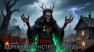 ДЕРЕВНЯ МОНСТРОВ И ВЕДЬМ | HORROR СЛАЙДЫ