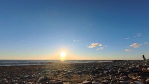 Облака над морем в Сочи. Таймлапс