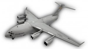 Модель транспортного самолета Boeing C-17 Globemaster III USAF 1:200