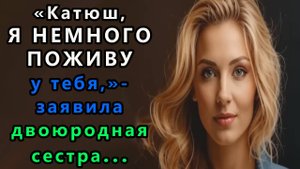 Истории из  жизни.  Катюш, я немного поживу у тебя,  заявила двоюродная  сестра Аудио рассказы