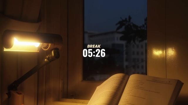 2 часа STUDY WITH ME at Sunset ｜ NO MUSIC, Ambient Sounds ｜ Pomodoro 50-10