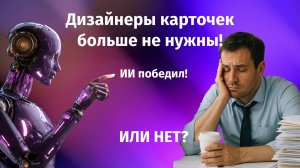 ИИ заменил дизайнера за 5 минут! Как ChatGPT помогает запускать карточки в 10 раз быстрее