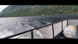 Путешествие в Горный Алтай, часть 10,  ,пирс Кырсай, переправляемся в Артыбаш на пароме Сириус