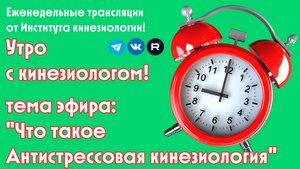 ЧТО ТАКОЕ АНТИСТРЕССОВАЯ КИНЕЗИОЛОГИЯ? - УТРО С КИНЕЗИОЛОГОМ. ЭФИР 15.10.2025