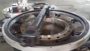 Изготовление стального фланца большого диаметра