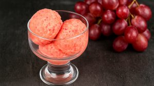Такого сорбета вы ещё не пробовали! Всего 1 ингредиент! 🍇❄️