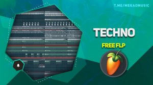 Трек в стиле Techno в FL Studio 24 (+Free FLP/Бесплатный ФЛП) #freeflp