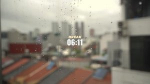 2 часа STUDY WITH ME at Sunrise ｜Relaxing Lo-Fi, Rain Sound ｜ Pomodoro 50-10