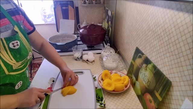 Тушеная картошка с овощами, фасоль вместо мясо // Творожная запеканка с персиками