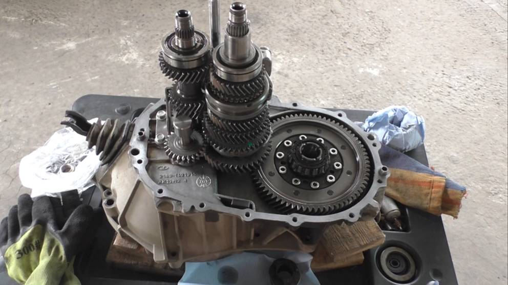 Замена шестерни 2й передачи на Lada Granta Sport 1.6 Лада Гранта Спорт 2017 3часть