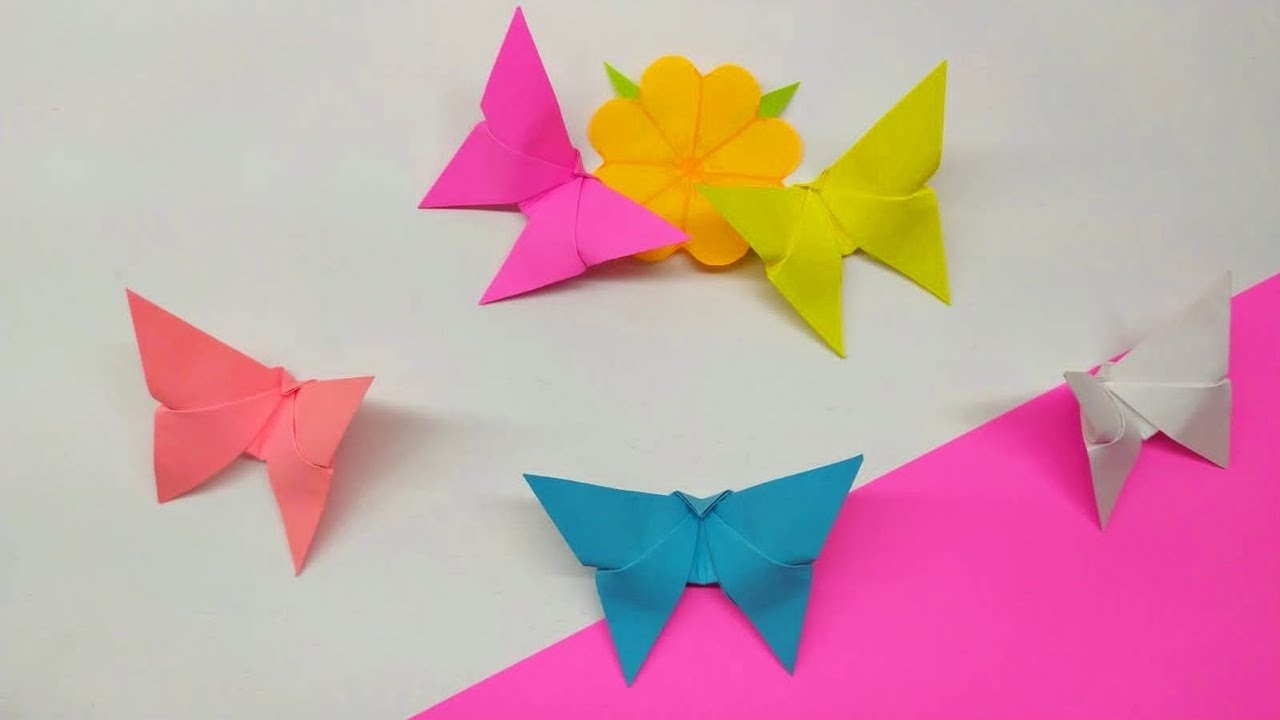 Бабочка из бумаги смотреть онлайн