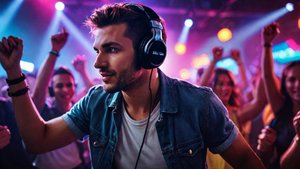 Я играю свой сингл Moon из моего альбома Level Up. Как профессиональный DJ