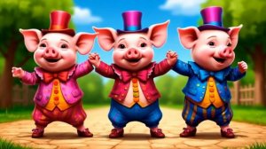 Песенка для детей, Песенки для детей,Песенка про три поросёнка