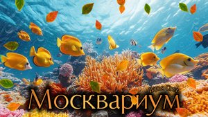 Пятнистый носорог. Парусная зебрасома Дежардена. Хирург сохал. Рыбки. Релакс. Москвариум. Осень 2025
