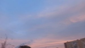 персиковый закат