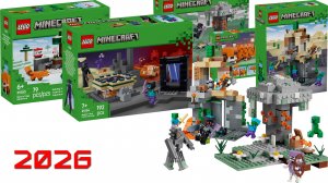 LEGO Minecraft 2026 - рассекреченые наборы