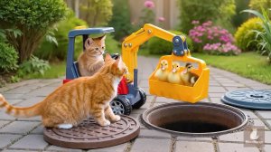 Как котики утят спасали