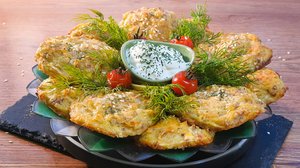 Лепешки из кабачков и гречневой крупы