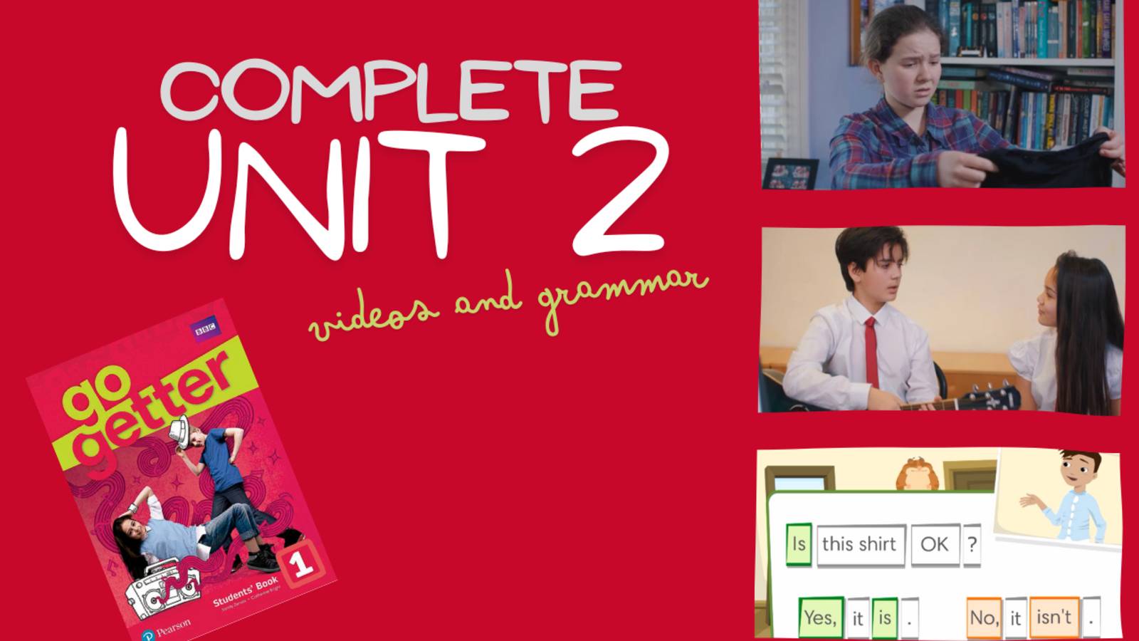 Вторая глава полностью | Complete Unit 2 | Go Getter 1