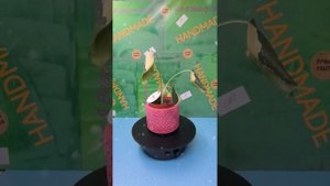 Кашпо из гипса ручная работа.