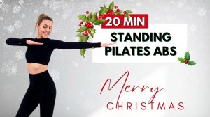 🔥НОВОГОДНЯЯ 20-минутная ПИЛАТЕС-ТРЕНИРОВКА ДЛЯ ПРЕССА🔥 БЕРЕЖНО ДЛЯ КОЛЕНЕЙ🔥БЕЗ ПРЫЖКОВ🔥 🎄☃️🎅🎵