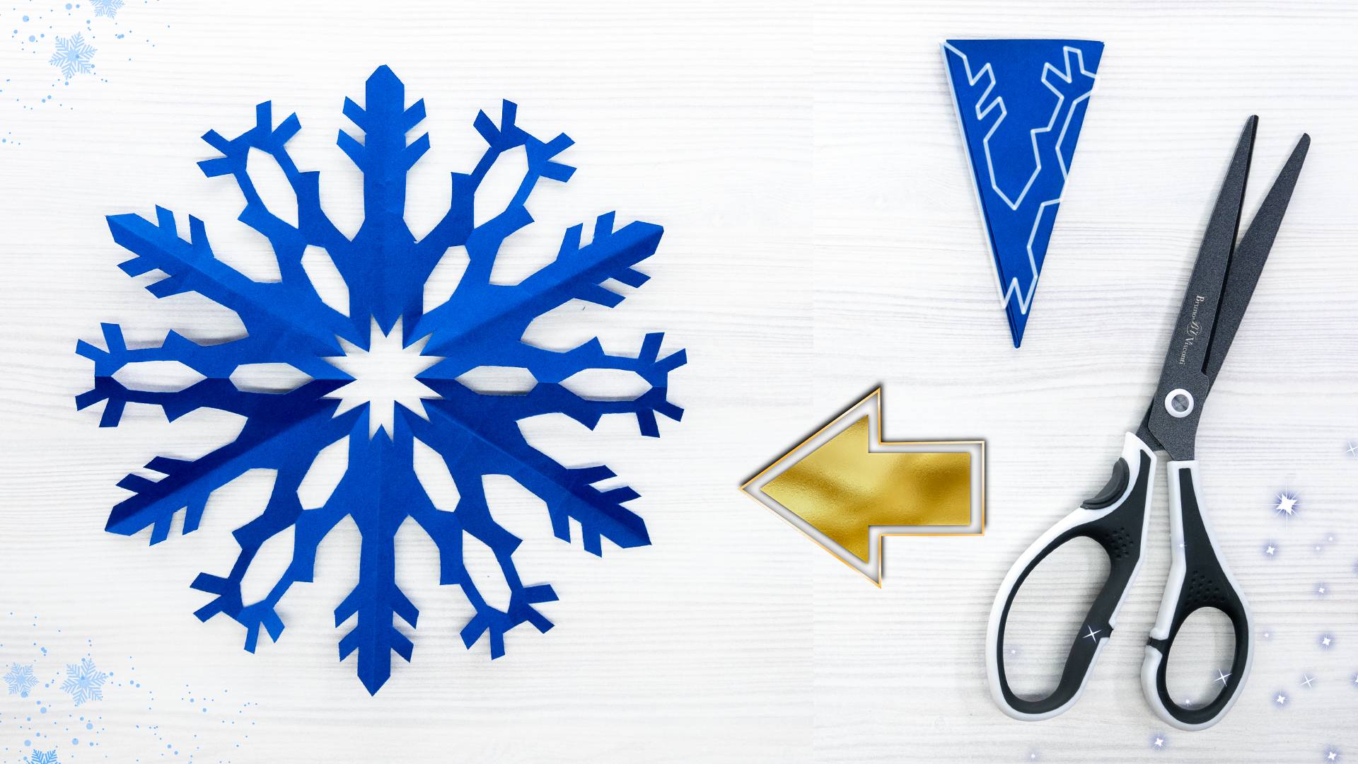 Ваша новая любимая зимняя поделка — идеальная снежинка из бумаги! смотреть онлайн