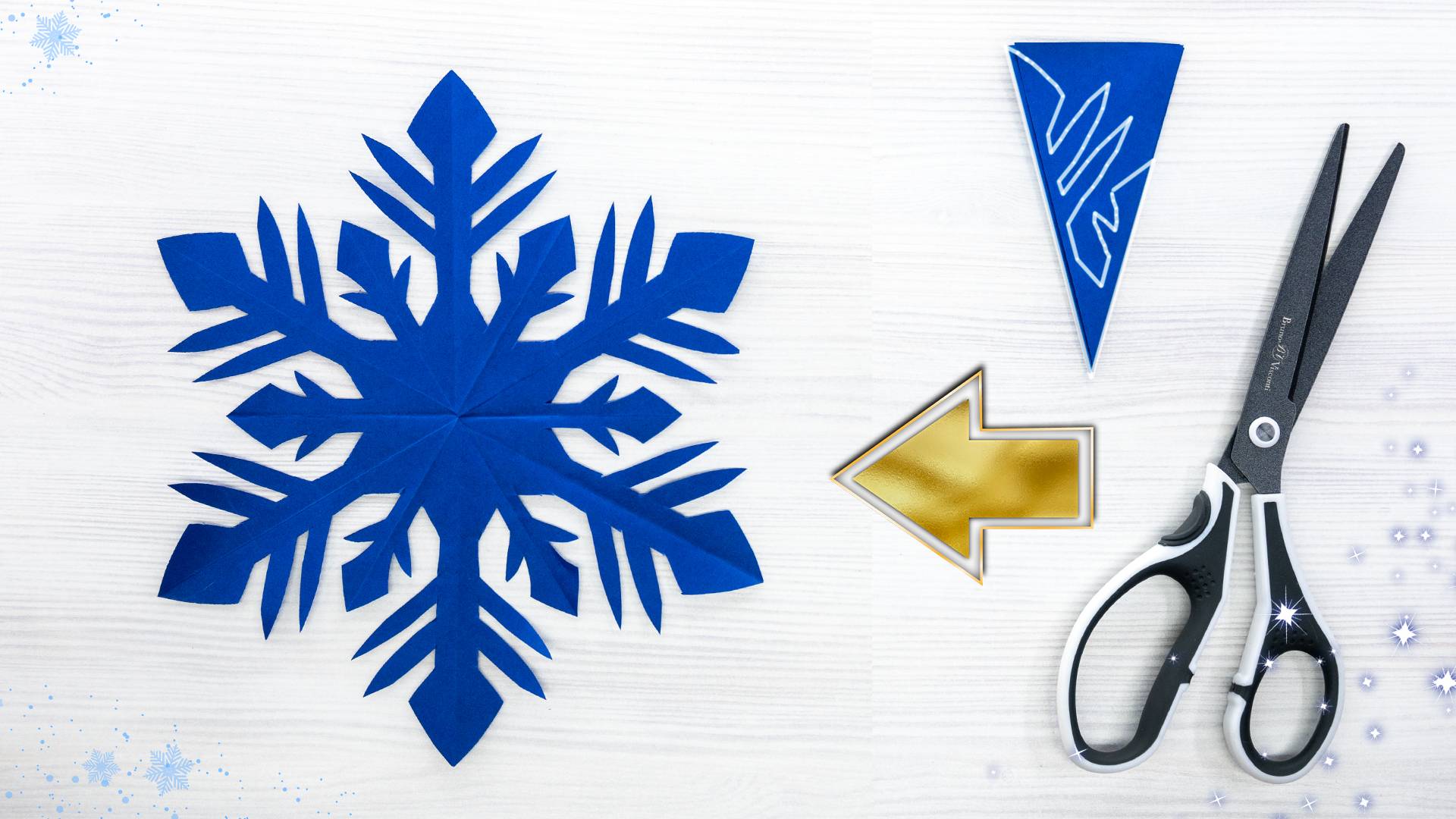 Сделайте волшебную снежинку за считанные минуты! смотреть онлайн