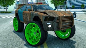 Полицейский Суперкар В Беде🚒 🚔 🚑 АВТОМОБИЛИ и МОТОЦИКЛЫ с ГРУЗОВИКОМ-МОНСТРОМ