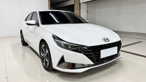 Hyundai Elantra 2021 1.5L CVT LUX Premium Edition. Проверка. Местный рынок.