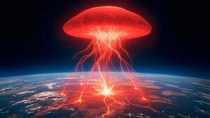 🛰️ Астронавт заметил загадочную струю, вырывающуюся в космос 🌌