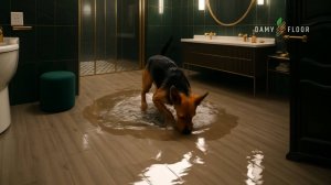 💧Вашему напольному покрытию теперь не страшны водные процедуры домашнего питомца!