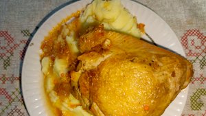 КУРИЦА В СОУСЕ# БЫСТРЫЙ УЖИН# КУПИЛА НОВУЮ ПРЯЖУ #