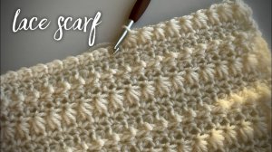 ВЯЖЕТСЯ ПРОСТО, А СМОТРИТСЯ ЭФФЕКТНО! 👌 РОСКОШНЫЙ ШАРФ! 💖