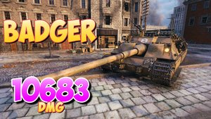 Badger - 6 Фрагов 10.6K Урона • Давление в городе! • Мир Танков