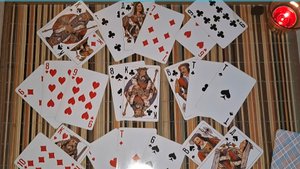 Крестовый король, его жена ♥️ и♦️ любовница