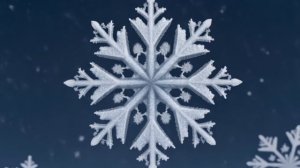 Футаж. Снежинка.