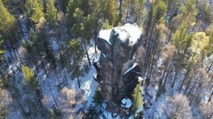 Скальники олхинского плато (Идол, Витязь, Старуха)