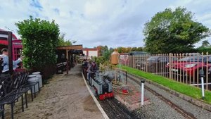 Miniature Railway at Wythall Transport Museum. Saturday 12th October 2024