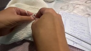 МК шарф-капюшон спицами.